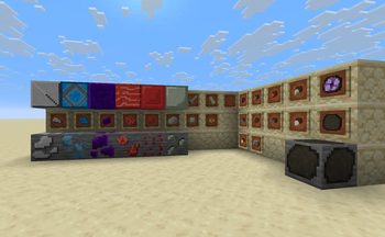 Everything originally added to the mod.