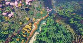 Many Biomes + River