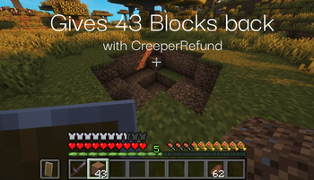 With CreeperRefund