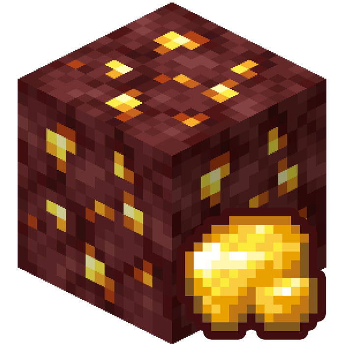 Nether Gold Ore Drops Raw Gold