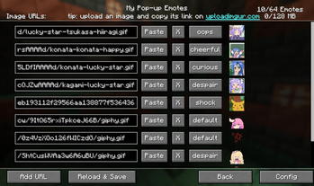 Custom emotes