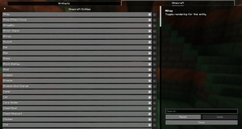 New Config menu