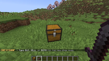 Chestshop Creation (SHIFT+LEFT Click