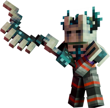 Sculk Greataxe render