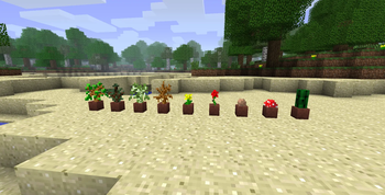 All Flowerpot for vanilla block