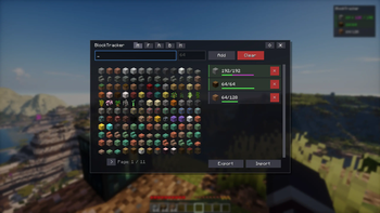 Blocktracker GUI