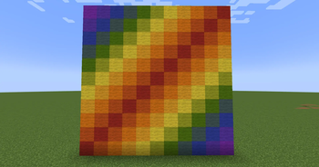 Wool Rainbow Wall