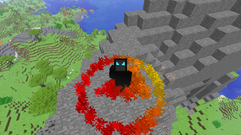 Me, using a fire wand.