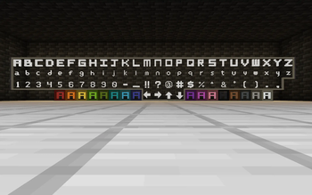 All current letters & symbols (+ colors)