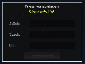 Preisvorschlag