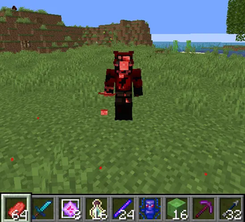 Eating gives OP items!