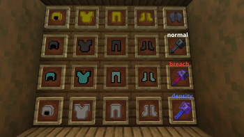 armors and maces