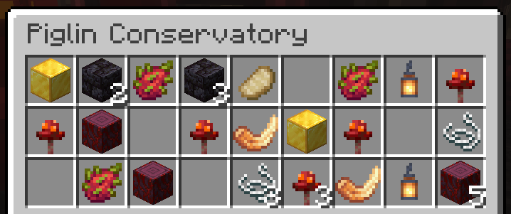 Piglin Conservatory Chest