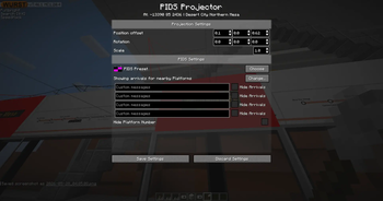 Seoul Metro PSD Displays - PIDS Projector configuration