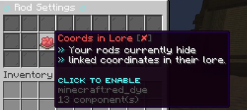 Rod Settings #1