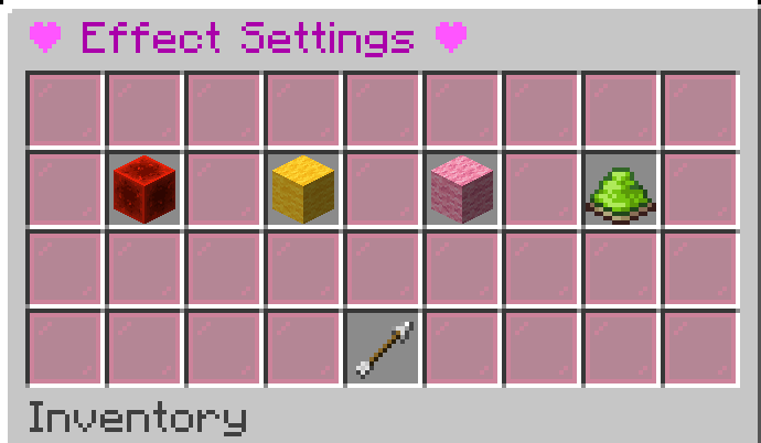 Effect Settings