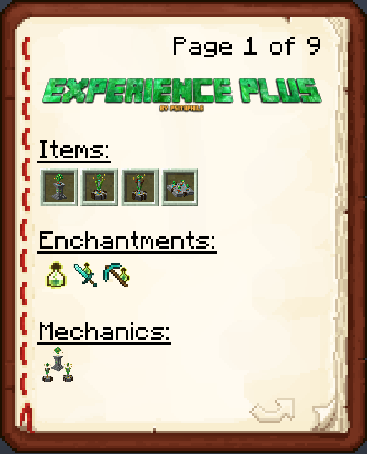 Experience Plus book Icons
