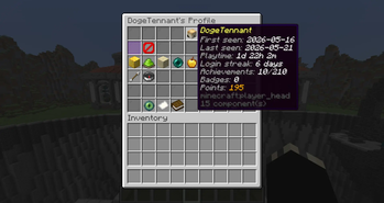 Player Profile GUI