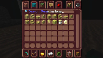 Searching In Creative Inventory