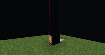 laser pointer comparator readout without a block