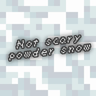 Not scary powder snow