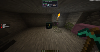 Ender chest content HUD display 