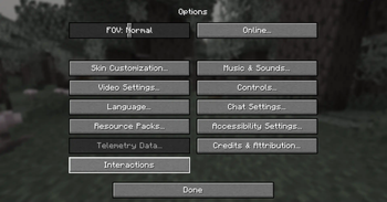 New Option Button