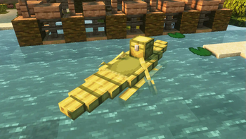 Bamboo chest raft