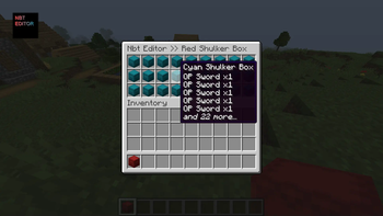 Putting shulker boxes inside a shulker box