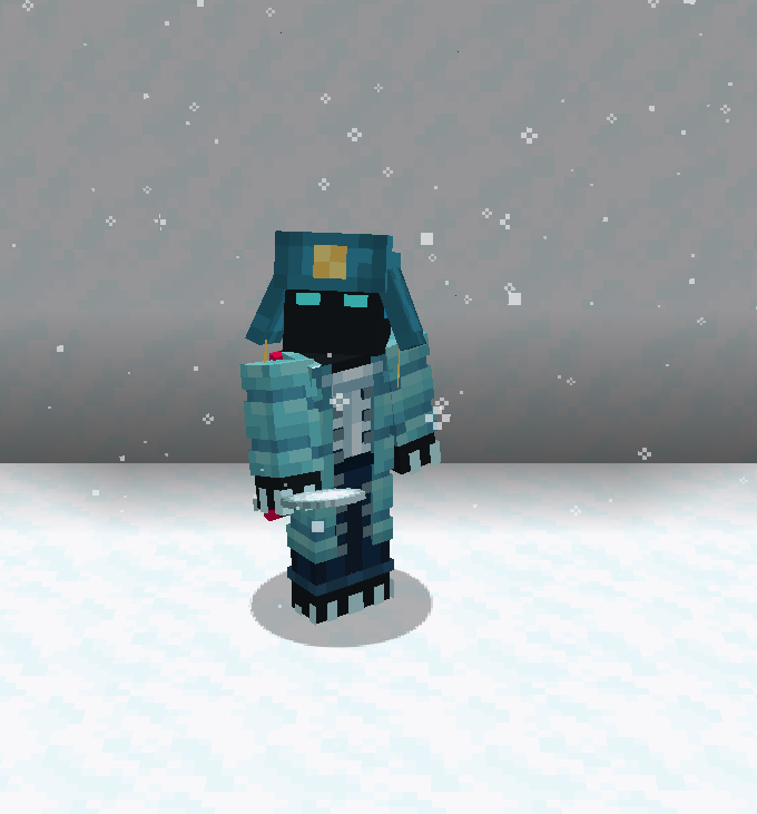 Looks very nice with a matching skin