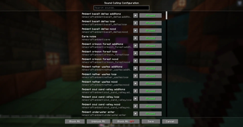 Config Screen