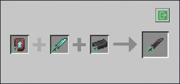 Netherite Knife crafting recipe