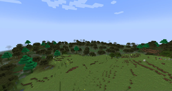 Slime Trees Generating Naturally