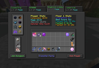 Dungeon Party Gui