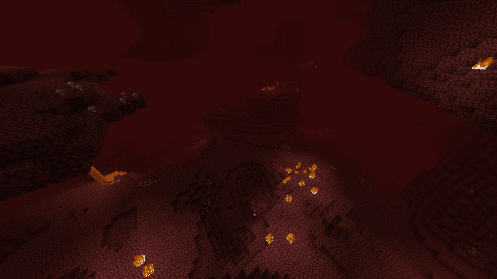 The Nether without any of the new biomes