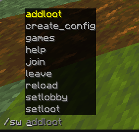 Command list