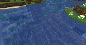 Two bog oak's in the river