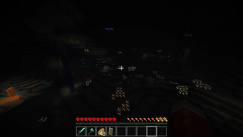 A cave full of shiny gems