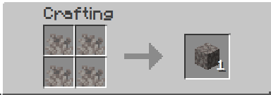 Dead Bubble Coral Block Recipe