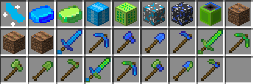 Everything in the mod