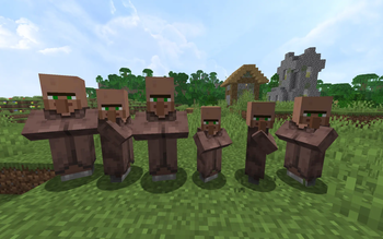 Different sized villagers!