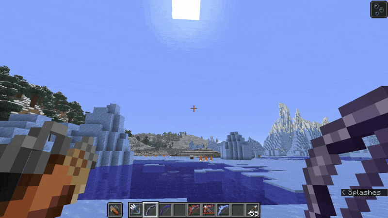 Iron bow + quiver