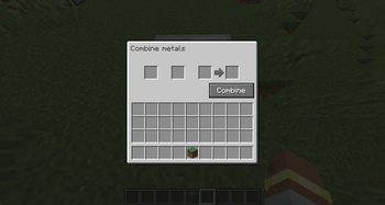 Combination table UI