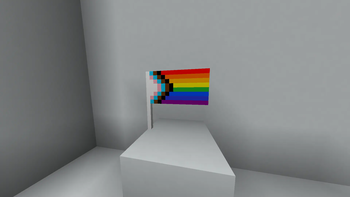 Just the pride flag