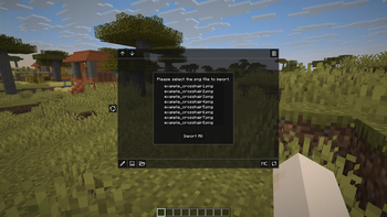 Import crosshair from .png file