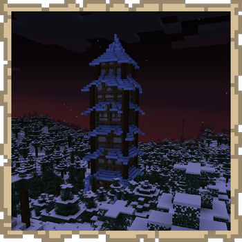 Snowy Temple