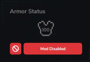 Status when blocked mod