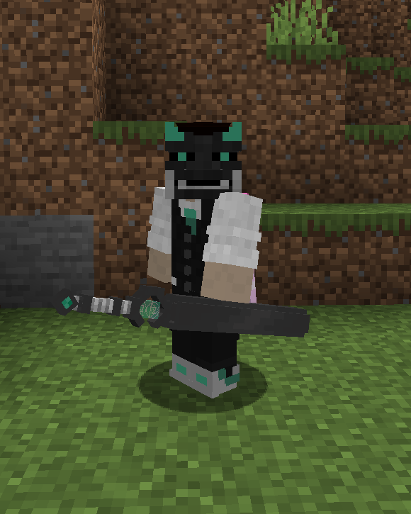 Mace in the left hand