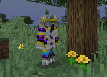 View of the Goggles (but with a helmet)