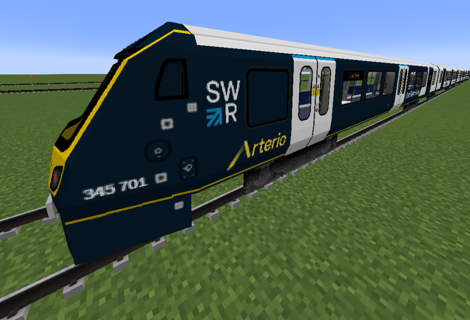 Image taken from the front-side of the train